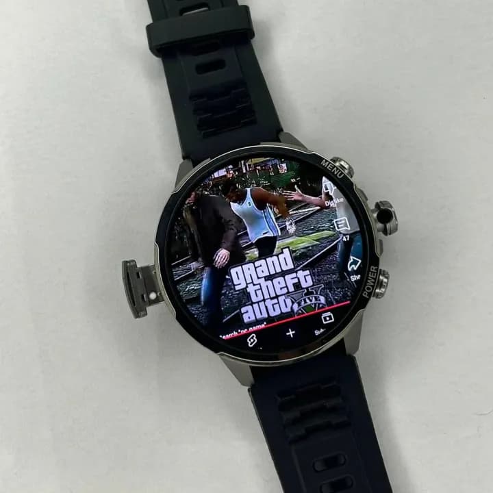 NEW 4G Android H18 Smart Watch 1.95 inch Large Spherical Screen Camera Video Call With 1100mAh Big Battery Outdoor Sport Men - Image 1