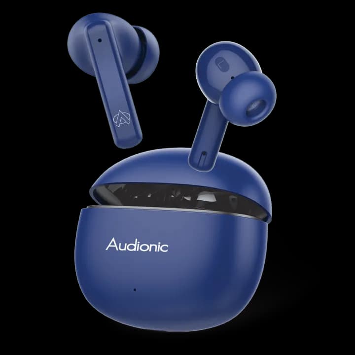 Audionic Airbud Signature S680 Quad Mic, ENC Wireless Earbuds, Gaming mode Low Latency TWS Earbud With 40 Hours Playtime, IPx4 Water Proof Wireless Earphones With Voice Asistance Bluetooth Ear buds And Headphones - Image 1
