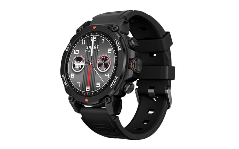 AuraFit TREK 1 G6 Smartwatch – Built-in GPS, AMOLED Display & Bluetooth Calling